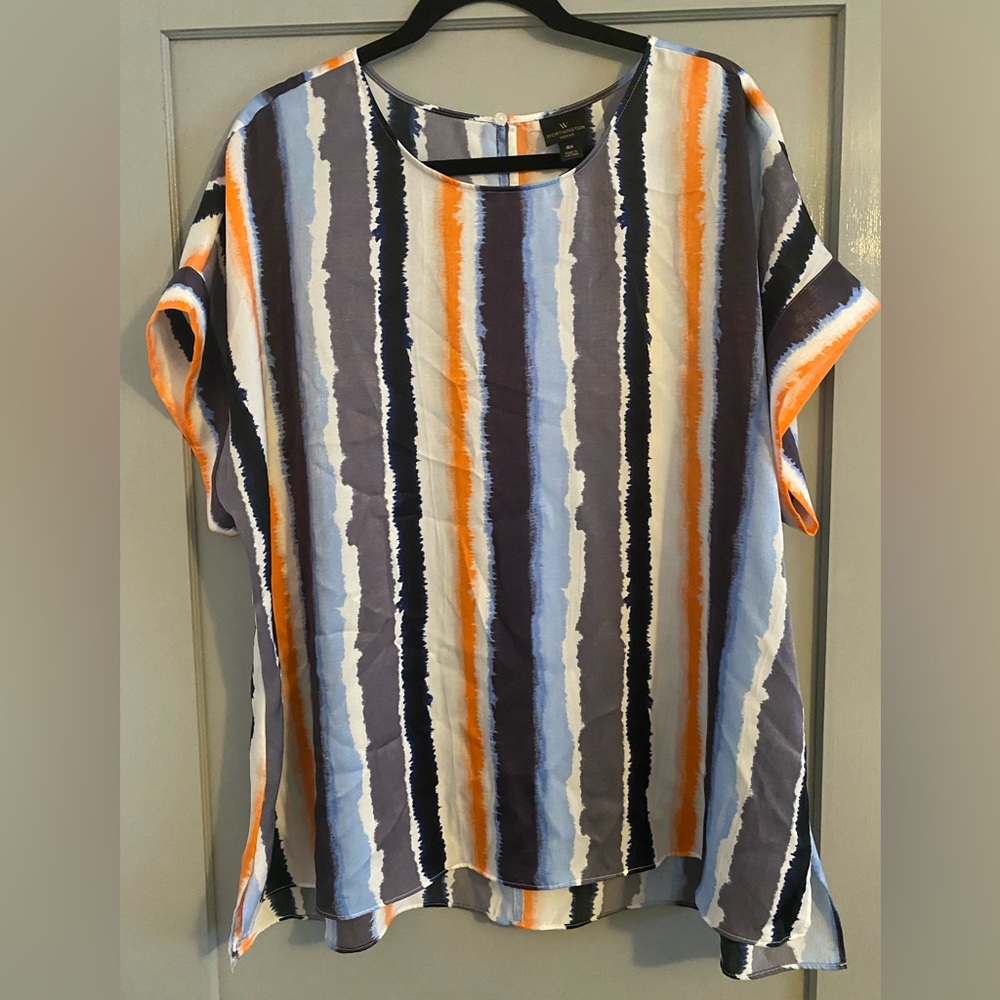 Worthington woman’s size 0X blouse